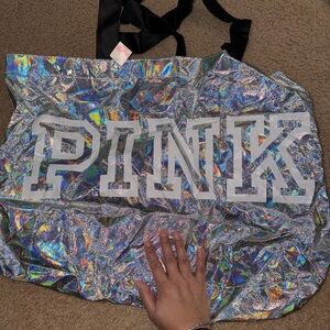 PINK Victoria's Secret Iridescent Tote